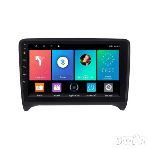 Мултимедия за Audi TT, 2 DIN, MP3 плеър с Екран 9”, с Android, Навигация, Двоен дин дисплей Audi ТТ, снимка 4 - Аксесоари и консумативи - 39164296