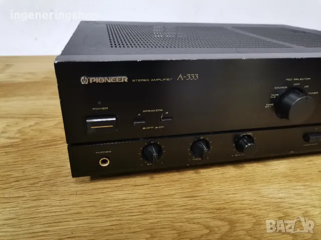 Усилвател Pioneer A-333, снимка 3 - Ресийвъри, усилватели, смесителни пултове - 48658726