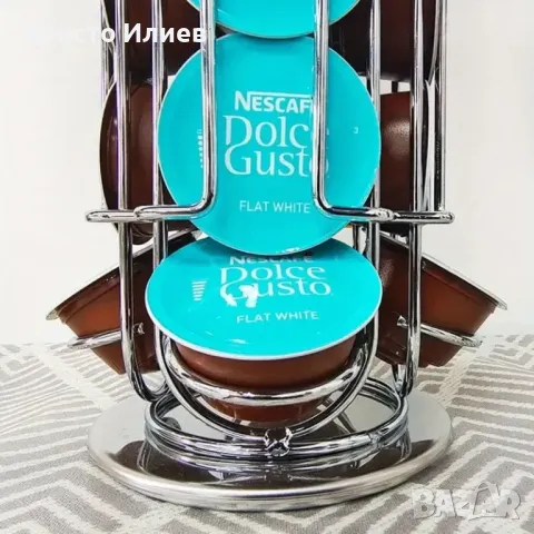 Органайзер Диспенсър Въртяща се стойка за кафе капсули за 24 бр Долче Густо Dolce Gusto, снимка 5 - Други стоки за дома - 47831674