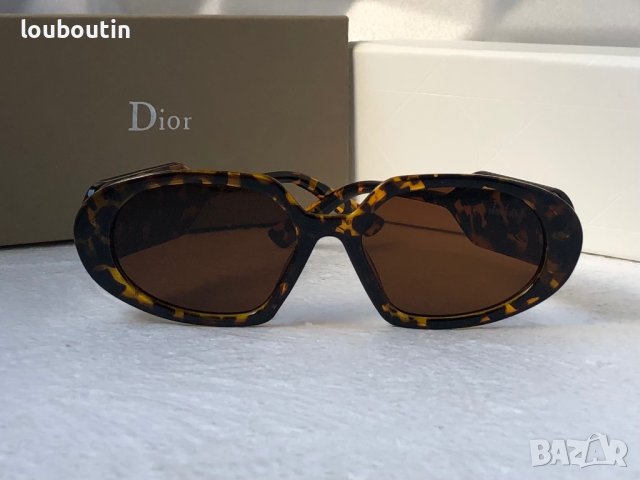 Dior дамски слънчеви 2 цвята черни кафяви, снимка 6 - Слънчеви и диоптрични очила - 40539077