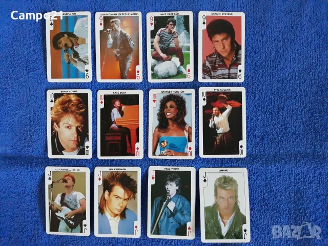 52 от 56 Dandy Rock 'n Bubble Cards 1986 г. + 44 от 54 Dandy Bubble Gum Euro Football Cards 1988 г., снимка 8 - Колекции - 56041630