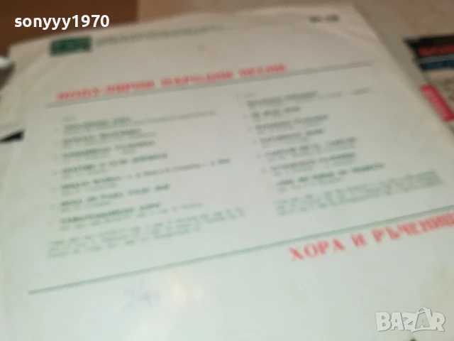 ПЕСНИ ХОРА И РЪЧЕНИЦИ-ПЛОЧА 1906251135, снимка 11 - Грамофонни плочи - 50721654