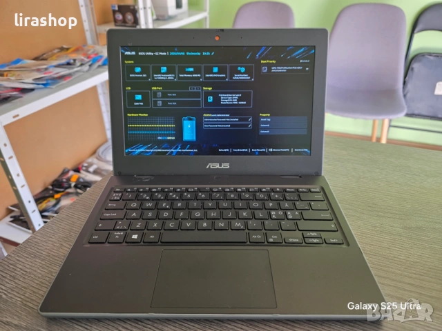 11.6" ASUS BR1100CK | 4 ядрен Pentium Silver N6000 / 4GB DDR4/ 128GB + Гаранция 12 месеца, снимка 3 - Лаптопи за дома - 54132167