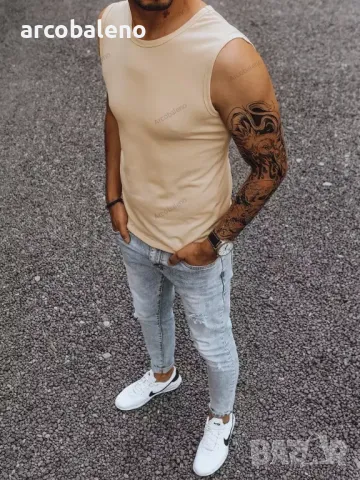 Мъжка тениска без ръкави, 4цвята , снимка 4 - Тениски - 49351069