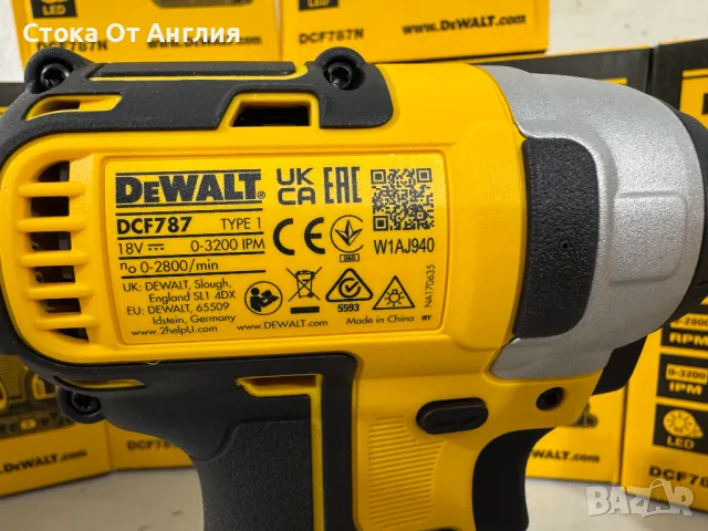 Импактор 18 V Li ion /170 Nm/ DeWALT DCF787/Brushless , снимка 6 - Други инструменти - 49219426