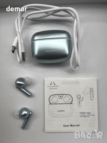 Soundmagic T80BT ANC Безжични слушалки с Hi-Res аудио, хибридно активно шумопотискане, снимка 10 - Безжични слушалки - 52130246
