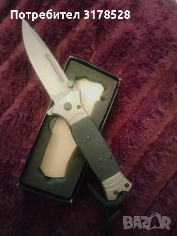 Масивен полуавтоматичен нож, снимка 9 - Ножове - 39630381