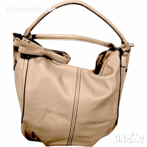 Стилна и просторна дамска чанта тип "торба", снимка 7 - Чанти - 52353500