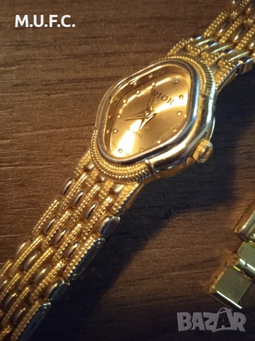 Часовник DIOR 24k позлатен.Уникален, снимка 2 - Дамски - 53099318
