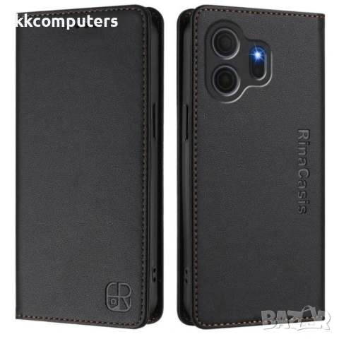 Кожен Калъф Портфейл за TCL NxtPaper 70 Pro 5G - RFID защита, Магнитен, Стойка, 8 цвята, снимка 8 - Калъфи, кейсове - 53993895