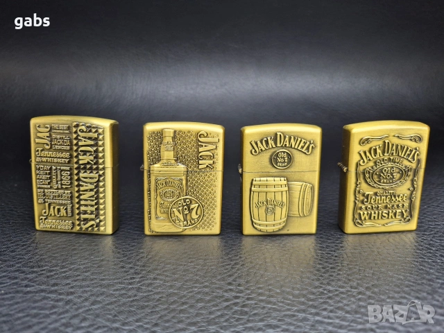 Комплект бензинови запалки Jack Daniel's, два цвята, снимка 6 - Запалки - 53176865