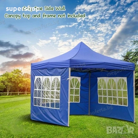 Страници с прозорци 9м. за шатра, завеса за шатра хармоника , снимка 9 - Градински мебели, декорация  - 53929425