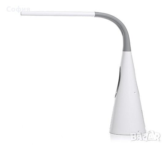 Настолна лампа с Вентилатор ULTRA BRIGHT LED, Регулируема, Бял/Черен, снимка 3 - Лед осветление - 30271834