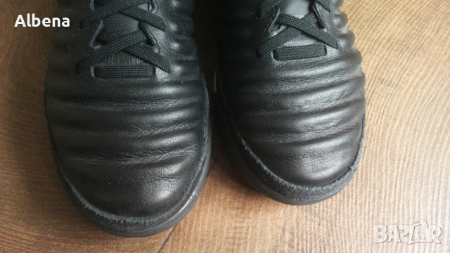 NIKE TIEMPO X Leather Football Boots Размер EUR 38,5 / UK 5,5 за футбол естествена кожа 93-14-S, снимка 10 - Детски маратонки - 44516236