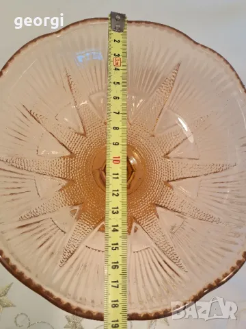 стъклена фруктиера цветно стъкло 25/5, снимка 4 - Аксесоари за кухня - 50330971