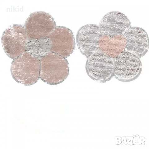 цВЕТЕ Голяма апликация за дреха обръщаща променяща сменящи си цвета двустранни пайети за дреха, снимка 5 - Други - 20814976