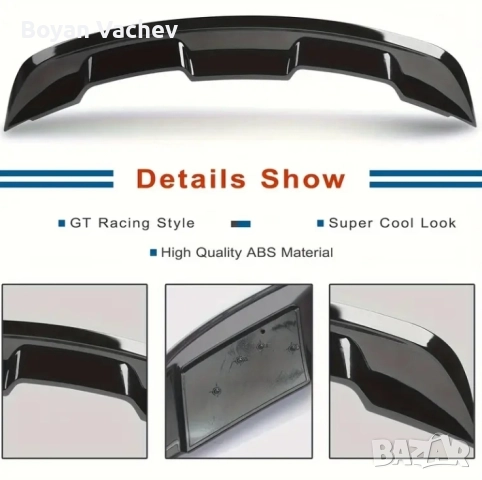 Заден спойлер за Ford Mustang 2015-2023г, снимка 5 - Аксесоари и консумативи - 51632855