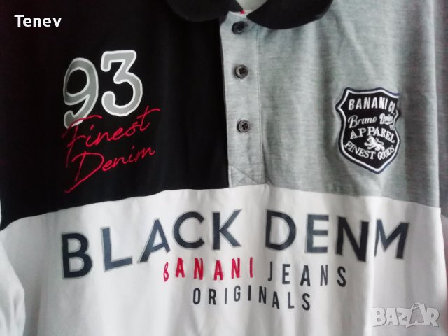 Bruno Banani Black Denim оригинална тениска 3XL, снимка 3 - Тениски - 38230535