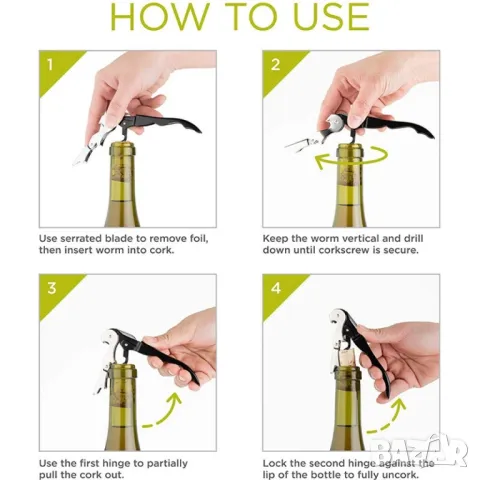 Многофункционална сгъваема отварачка 3 в 1, снимка 3 - Други - 48899872