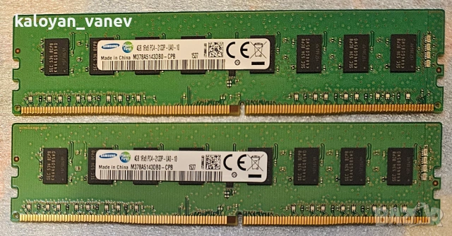 РАМ памет 8GB (2x4GB) RAM DDR4 2133 MHz Samsung
