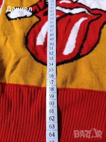 Коледен пуловер на Rolling stones , снимка 6 - Пуловери - 52284133