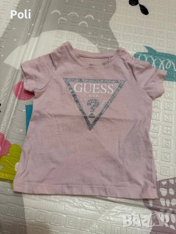 Тениски на Guess 6-9 месеца , снимка 5 - Бебешки блузки - 54109849