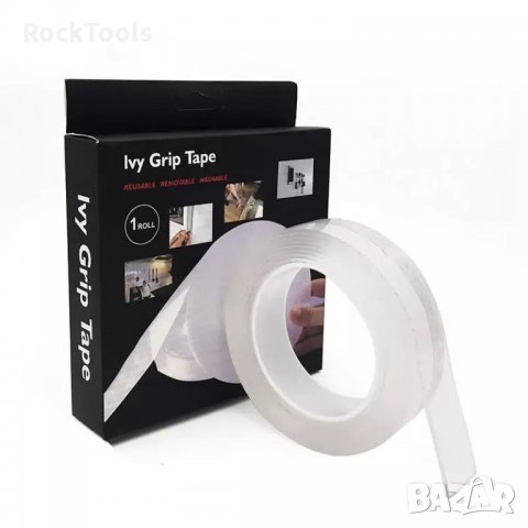  Двойнозалепваща лента, тиксо за закрепване Ivy Grip Tape двойнозалепващо, снимка 3 - Други инструменти - 35183073