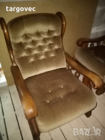 Диван масивна дървесина плюс фотьойл, снимка 3 - Дивани и мека мебел - 30419512