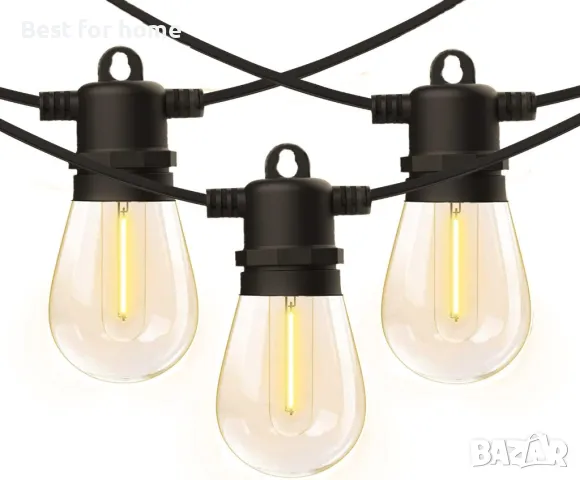 30метра Външна светлина верига Yuucio  с 30 LED крушки, снимка 6 - Външни лампи - 47326814
