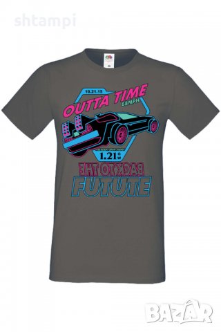 Мъжка тениска Back To The Future,Анимация,игра,Празник,Повод., снимка 9 - Тениски - 37939183