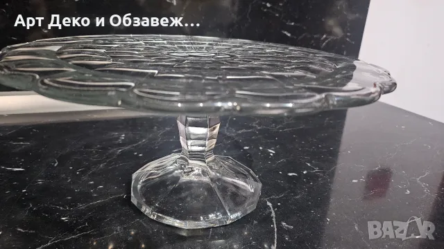 Поднос за торта АРТ ДЕКО, снимка 5 - Сервизи - 55948319