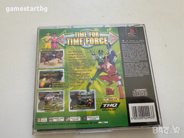 Power Rangers Time Force за PS1, снимка 2 - Игри за PlayStation - 51578961