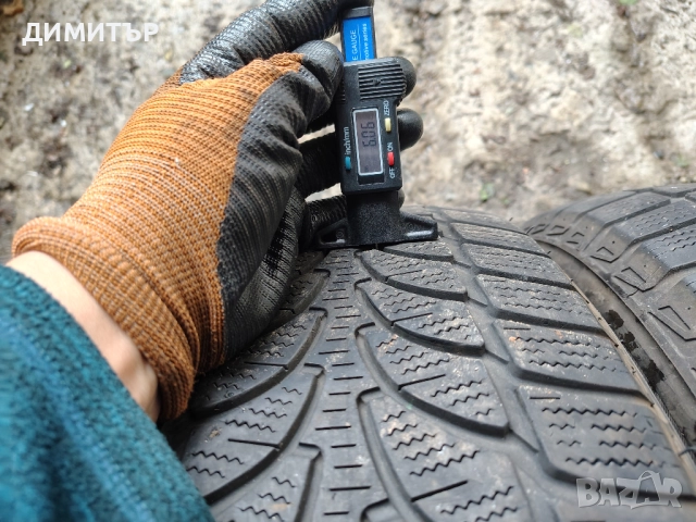 4бр.зимни гуми BRIDGESTONE 235 60 18 DOT19 цена за брой, снимка 4 - Гуми и джанти - 52347674