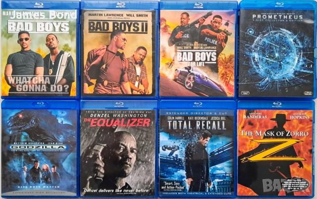 Блу Рей (Blu Ray) 8 филма с БГ субтитри. Издания за България, снимка 1 - Blu-Ray филми - 22188031