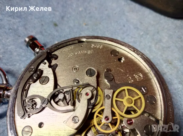 СЛАВА 20 КАМНЕЙ СДЕЛАНО в СССР Стар ГОЛЯМ ПРОФЕСИОНАЛЕН РУСКИ СПОРТЕН ХРОНОМЕТЪР РЯДЪК МОДЕЛ 11313, снимка 9 - Антикварни и старинни предмети - 48288558