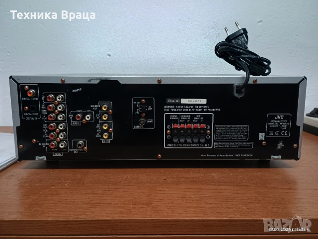 5 канален ресивър (усилвател) JVC RX-5062 S. ПЕРФЕКТЕН! , снимка 14 - Ресийвъри, усилватели, смесителни пултове - 53892483