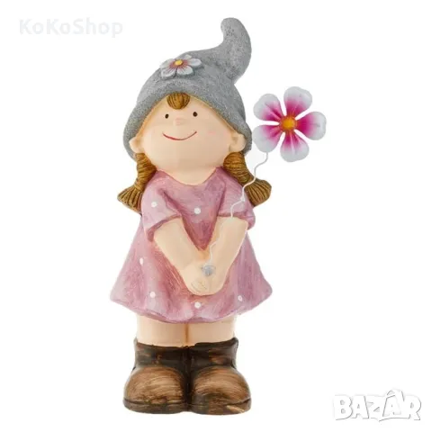 Градинска декоративна фигура "Момиче"-42х18х15 см./декоративна фигура, снимка 3 - Градински мебели, декорация  - 49859090