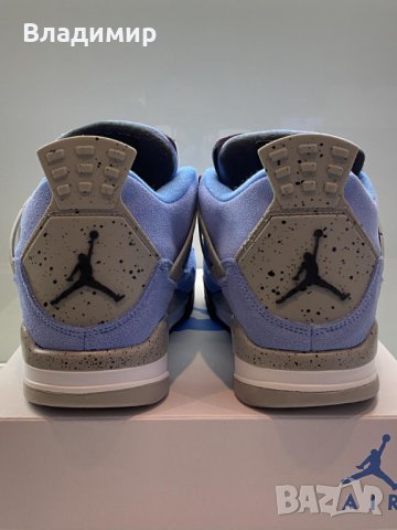 Jordan 4 Retro University Blue Мъжки/Дамски Кецове 36-47EUR, снимка 4 - Кецове - 37336255