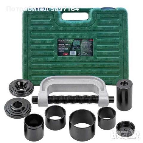 Скоба за монтаж и демонтаж на втулки шарнири 10 части ROCKFORCE, снимка 1