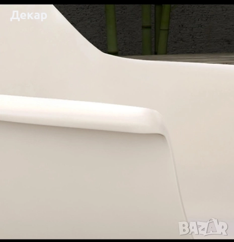 Комплект от 4 стола Outsunny, стомана, сиво, 59x55x84 см, снимка 7 - Столове - 52419233