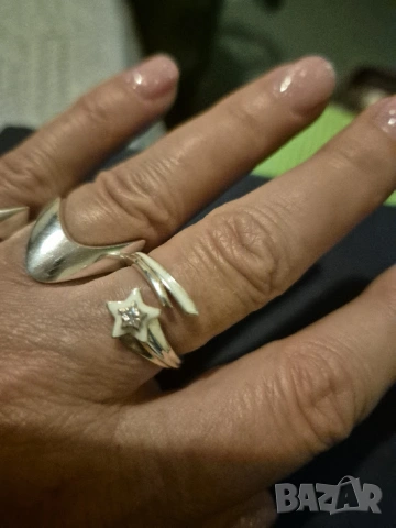 Сребърен пръстен Thomas Sabo, снимка 2 - Колиета, медальони, синджири - 53243696