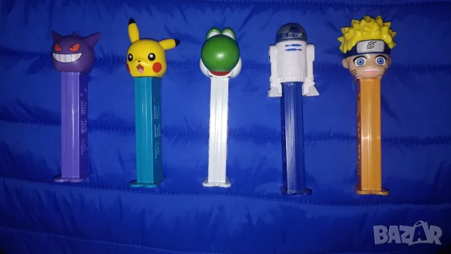 Продавам лот фигурки PEZ – Pokémon, Naruto, Mario и Star Wars