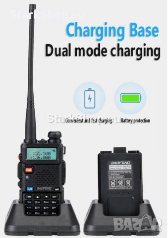 Професионална двубандова радиостанция BaoFeng UV-5R, снимка 5 - Друга електроника - 38491458