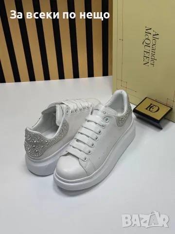 Alexander McQueen Дамски Маратонки С Кристали👟Дамски Спортни Обувки С Камъни Код SEM-305