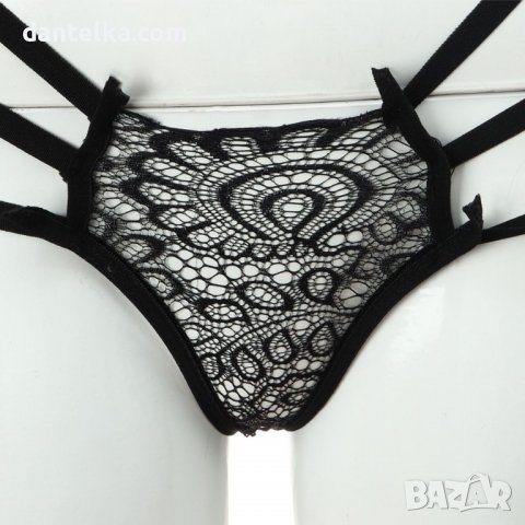 В1095 Еротично дантелено бельо в черно от две части, Еротично дантелено бельо, снимка 8 - Бельо - 38123077