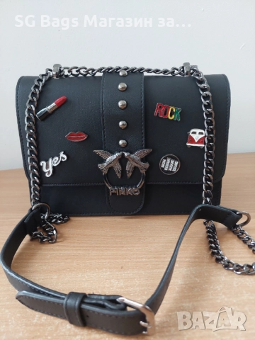 Pinko дамска чанта през рамо код 254, снимка 2 - Чанти - 40704491