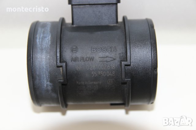 Дебитомер Opel Astra H (2003-2010г.) 0281002618 / 55350048, снимка 4 - Части - 42098254