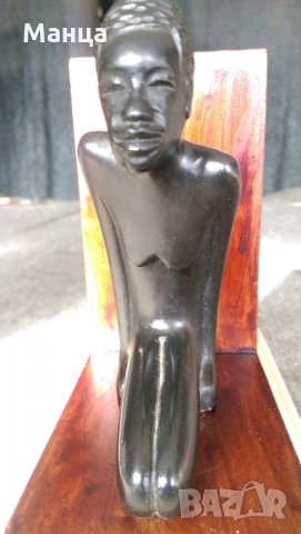 Африканска фигура, снимка 3 - Статуетки - 30897010