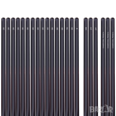 Комплект графитни моливи за рисуване / Faber castell моливи за графика, снимка 5 - Ученически пособия, канцеларски материали - 52863796