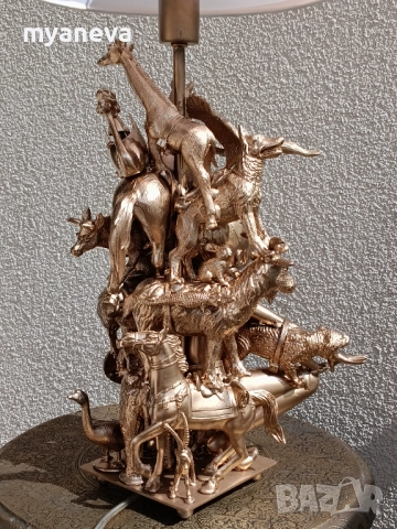 Лампа ​"Единство" , символ на хармонията между човека и животните. , снимка 5 - Настолни лампи - 52712644